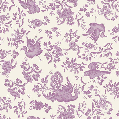 Paper Cocktail Napkins - Regal Peacock Lilac