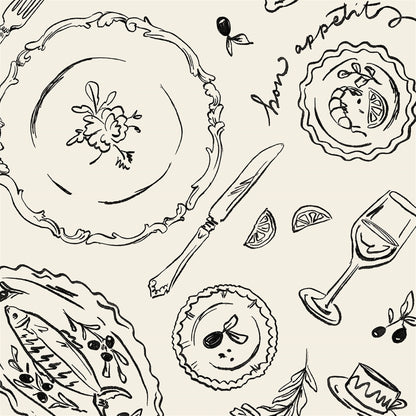 Paper Cocktail Napkins - Dinner Party
