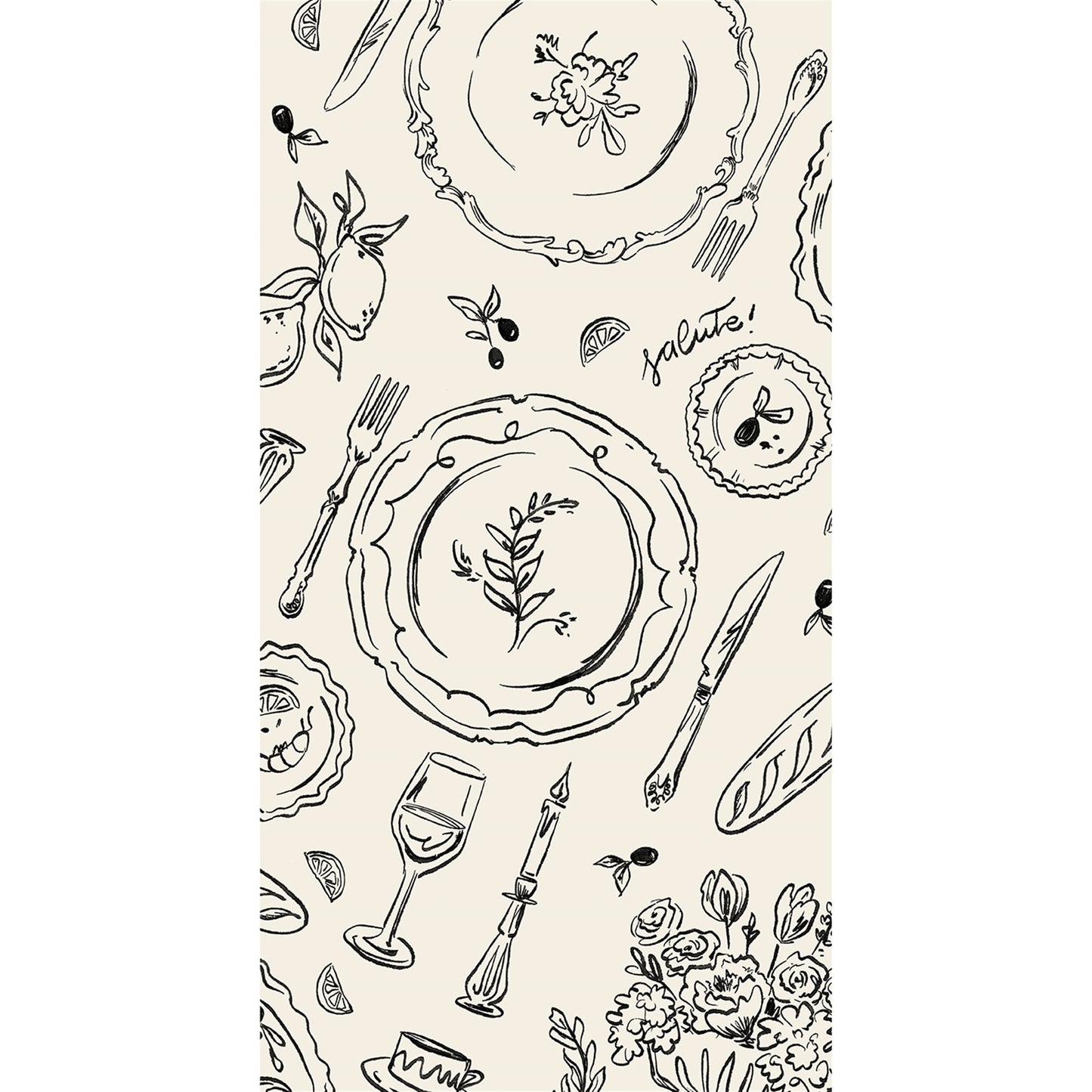 Paper Guest Napkins - Dinner Party