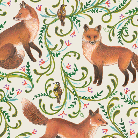 Paper Cocktail Napkins - Fanciful Fox