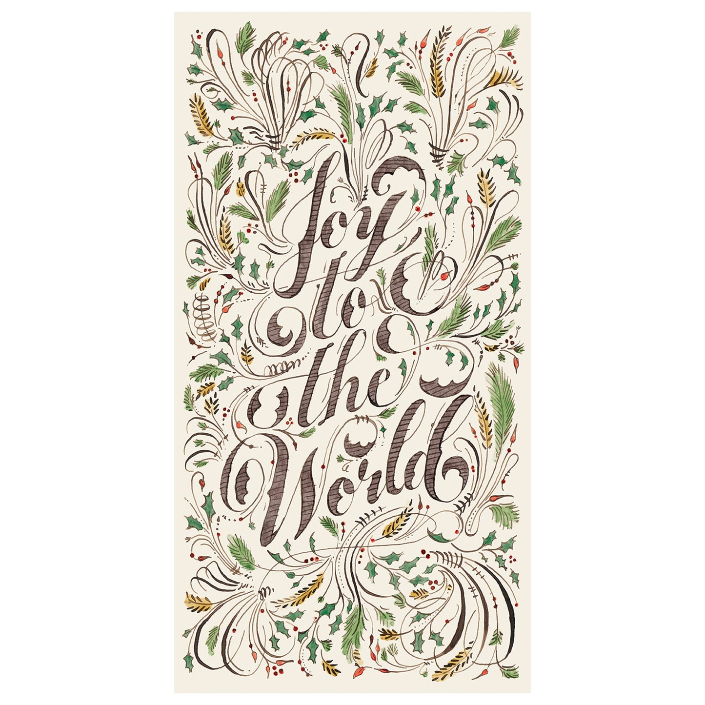 Paper Guest Napkins - Joy to the World