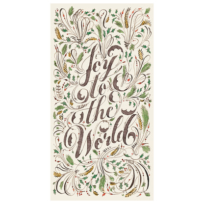 Paper Guest Napkins - Joy to the World