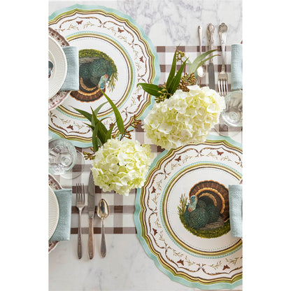 Paper Placemats - Heritage Turkey China (die-cut)