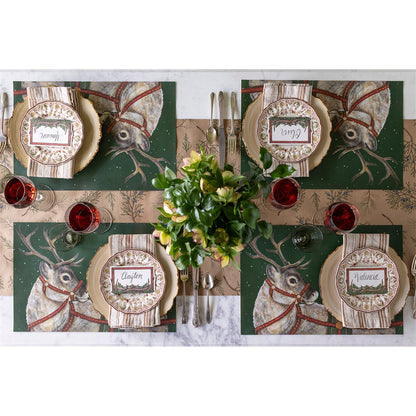Paper Placemats - Holiday Reindeer