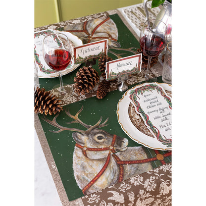 Paper Placemats - Holiday Reindeer