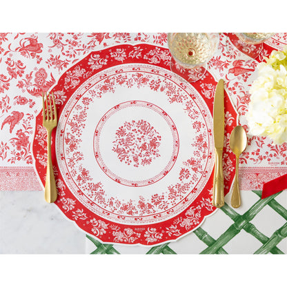 Paper Placemats - Regal Peacock Red (12 sheets)