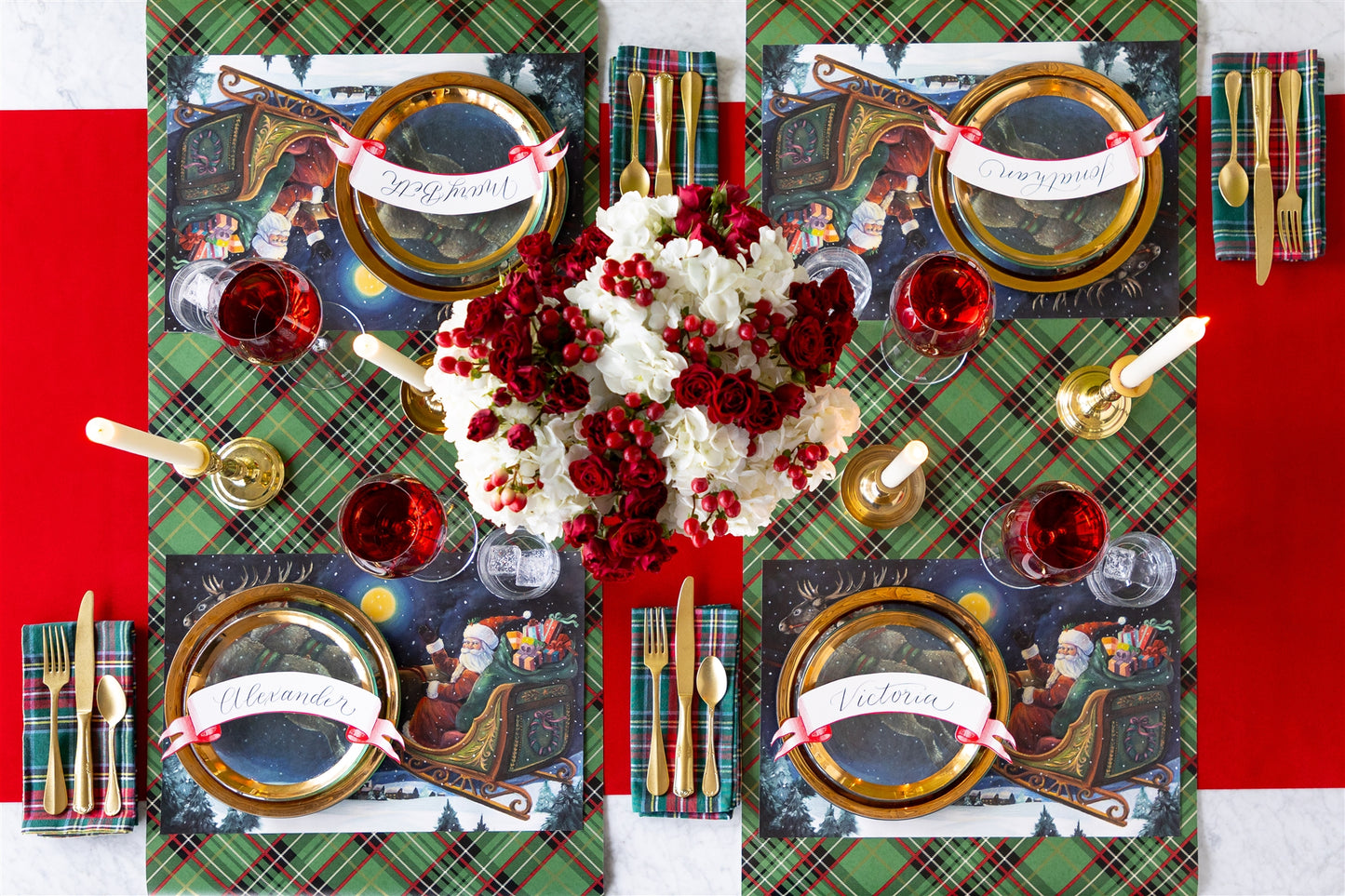 Paper Placemats - Sleigh Ride (18 sheets)