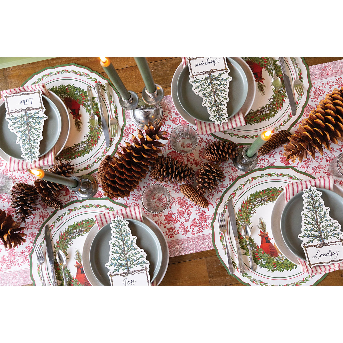 Paper Placemats - Cardinal China (die-cut)