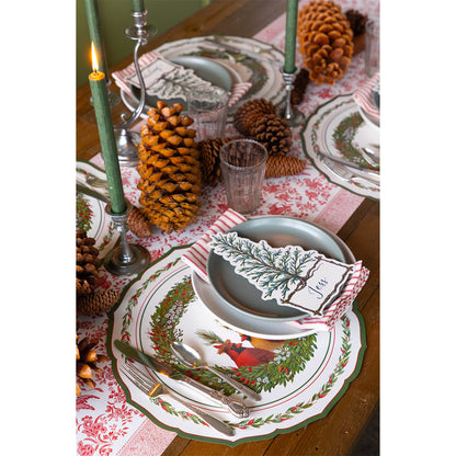 Paper Placemats - Cardinal China (die-cut)