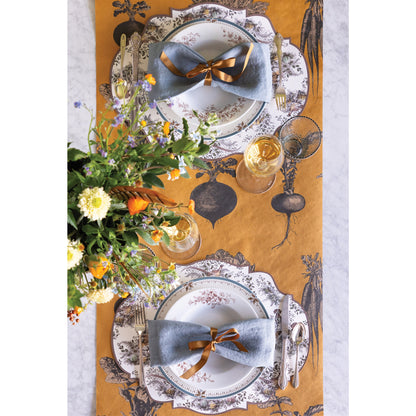 Paper Placemats - Harvest Toile Frame (die-cut)