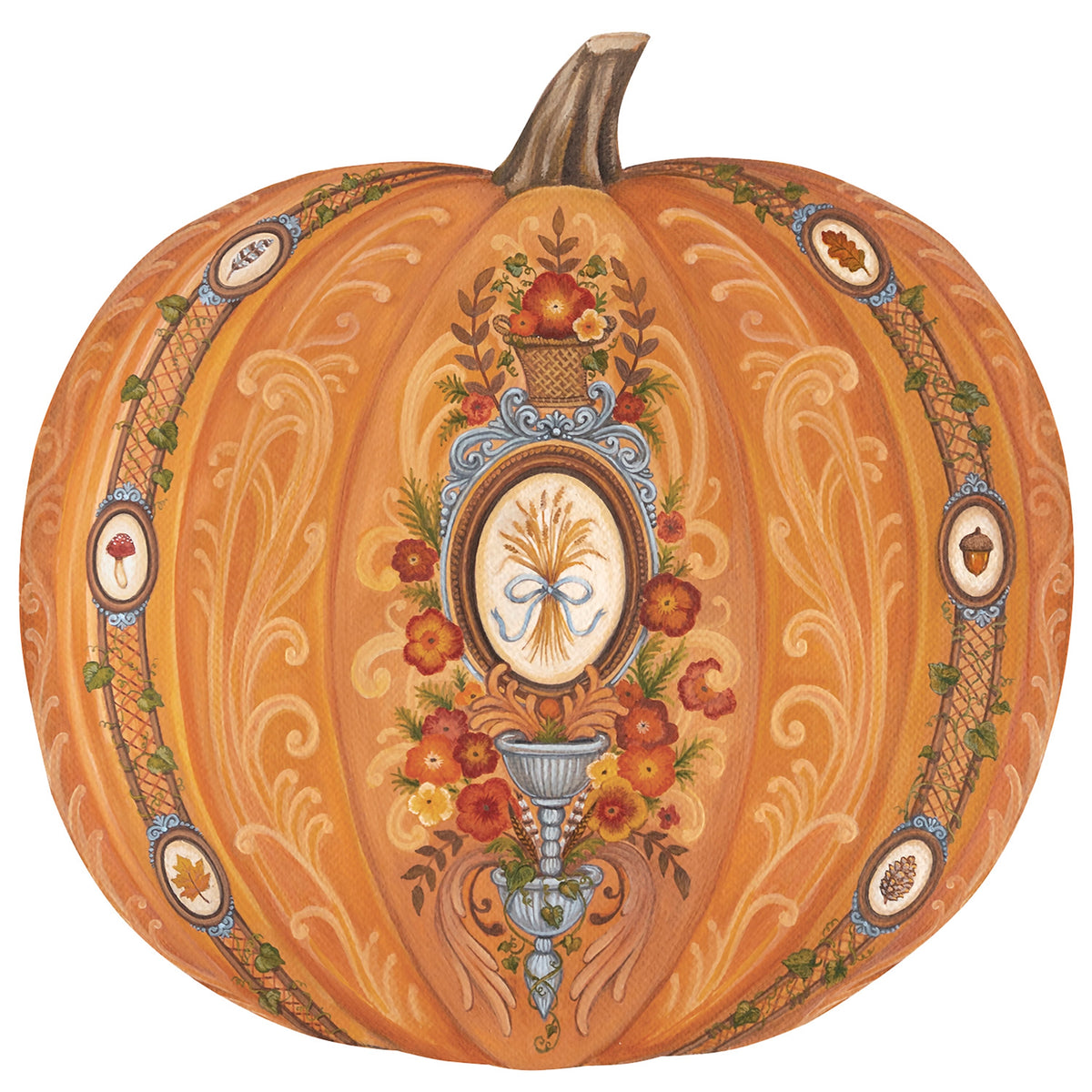 Paper Placemats - Antique Pumpkin (die-cut)