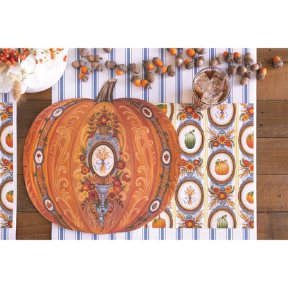 Paper Placemats - Antique Pumpkin (die-cut)