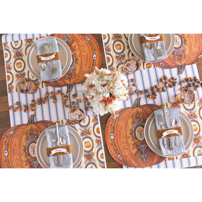 Paper Placemats - Antique Pumpkin (die-cut)