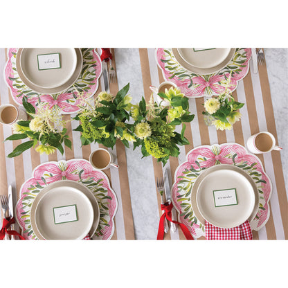 Paper Placemats - Mistletoe (die-cut)