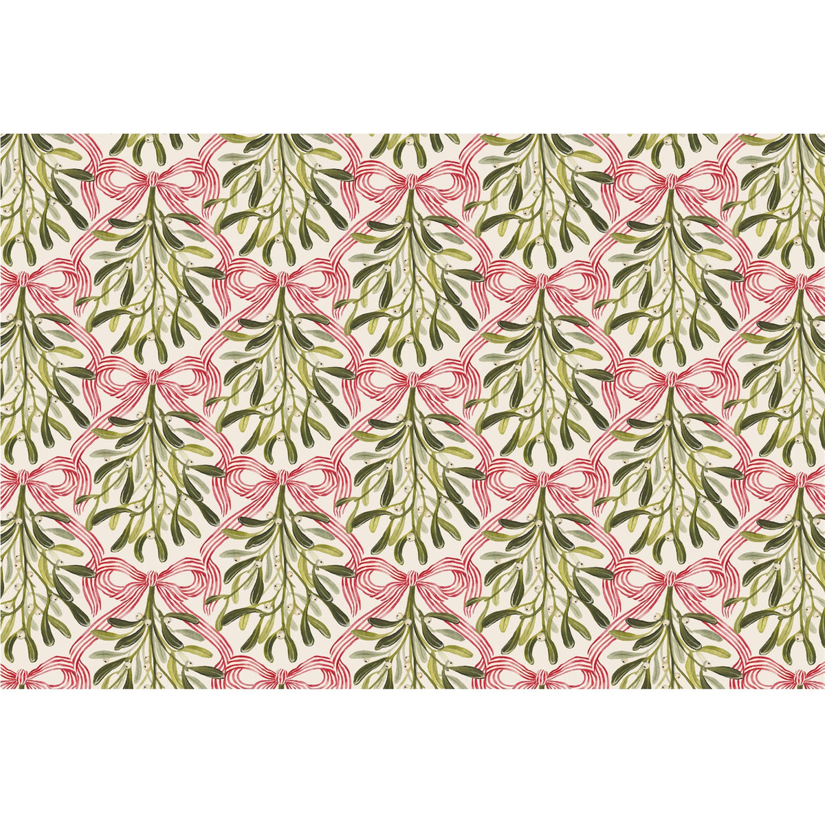 Paper Placemats - Merry Mistletoe