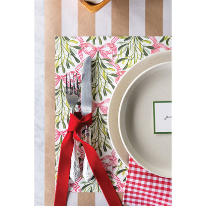 Paper Placemats - Merry Mistletoe
