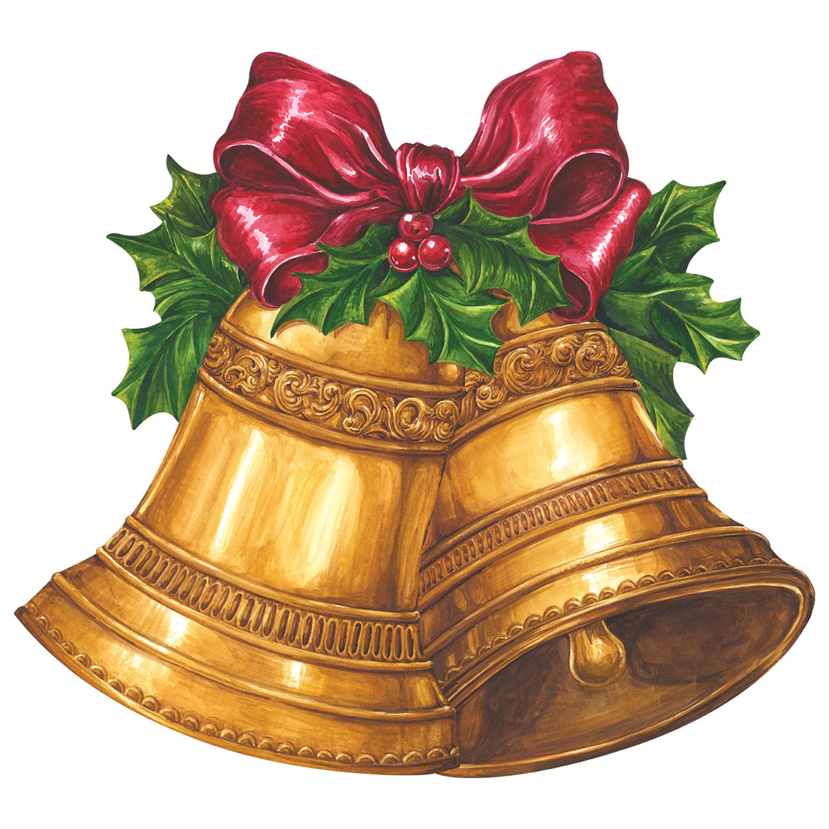 Paper Placemats - Christmas Bells (die-cut)