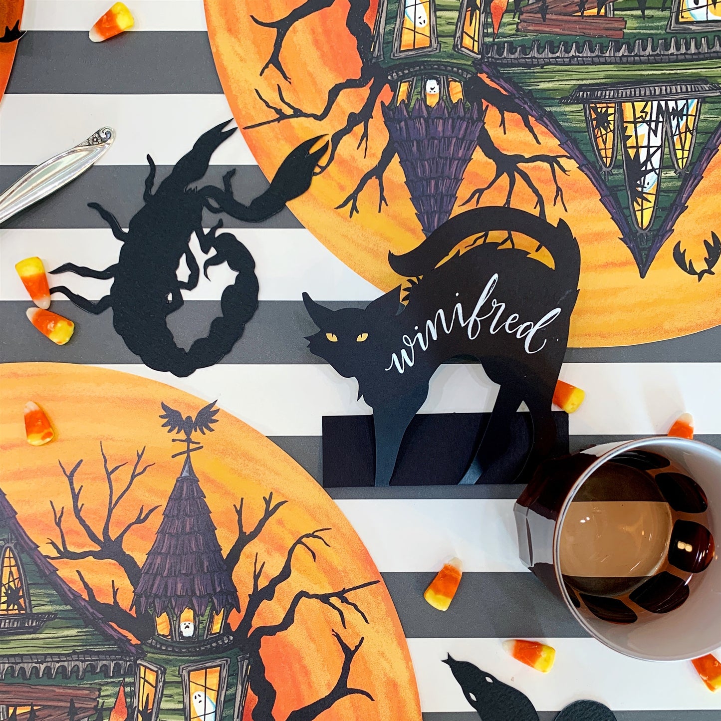 Place Cards - Black Cat (pack of 12)