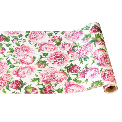 Paper Runner - Peonies in Bloom