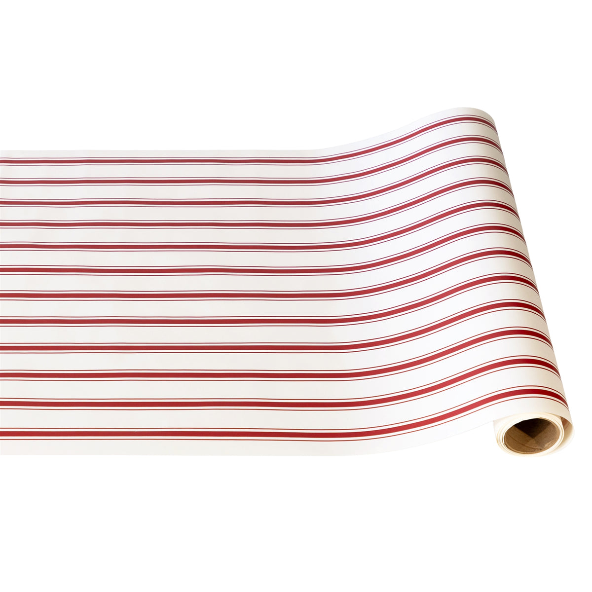 Paper Runner - Linen Stripe Red