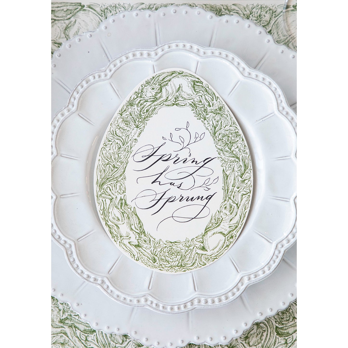 Table Cards - Greenhouse Hares (pack of 12)