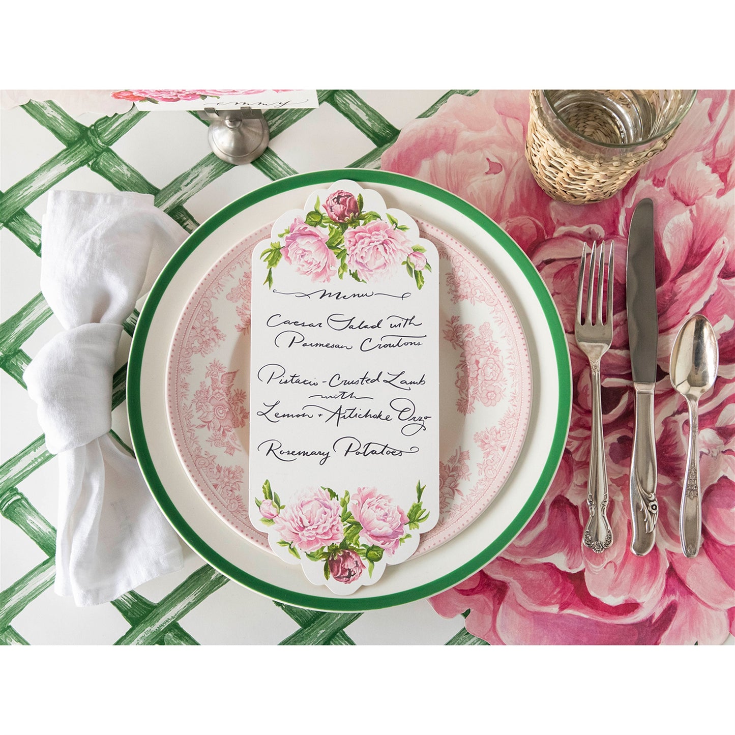 Table Cards - Peony (pack of 12)