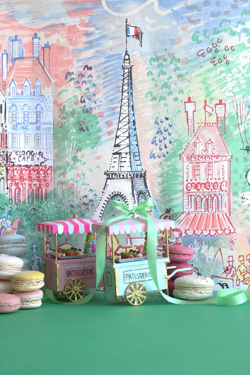 Ornament - Patisserie Cart Blue