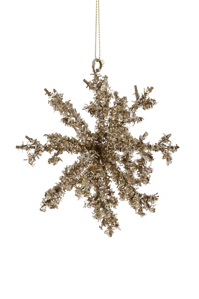 Ornament - Snowflake Gold Small