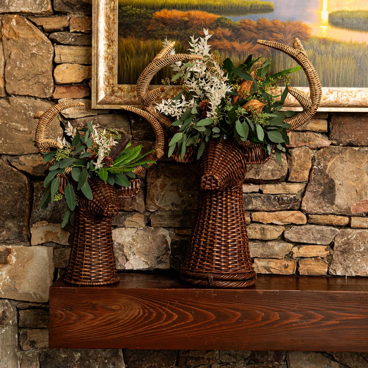 Devon Willow Stag Vase 22"