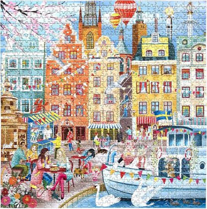 Puzzle - Stockholm (1000 pieces)