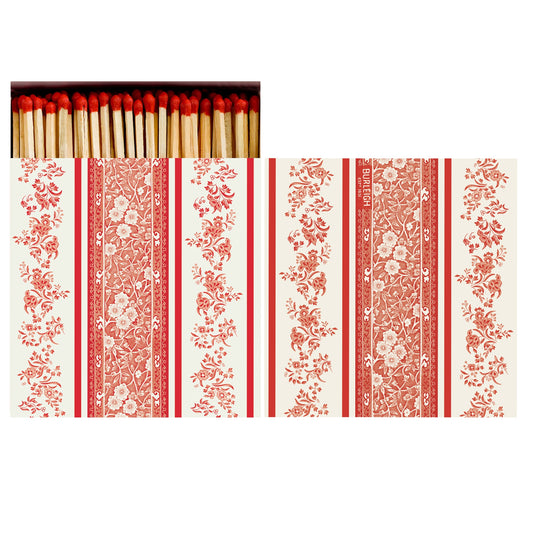 Box of Matches - Red Burleigh Stripe