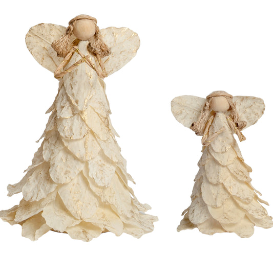 Ornament - Angel - Butterfly Leaf 5"