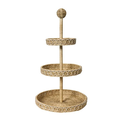 Provence Rattan Three Tier Server