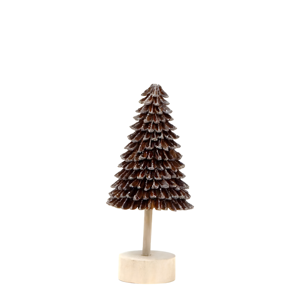 Tree - Banaba Cone Natural 9" with Wood Base