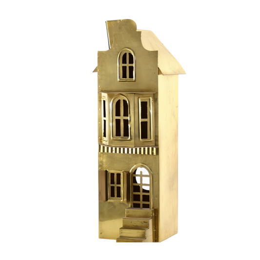 Brass Victorian Bay Window Townhouse