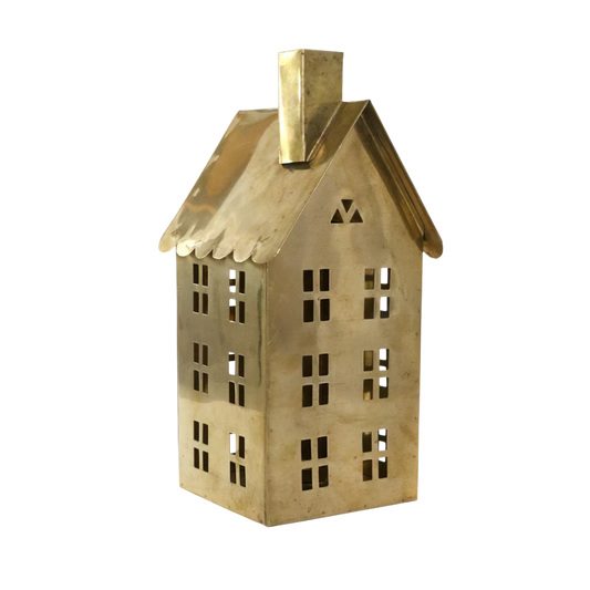 Brass Scalloped Roof House