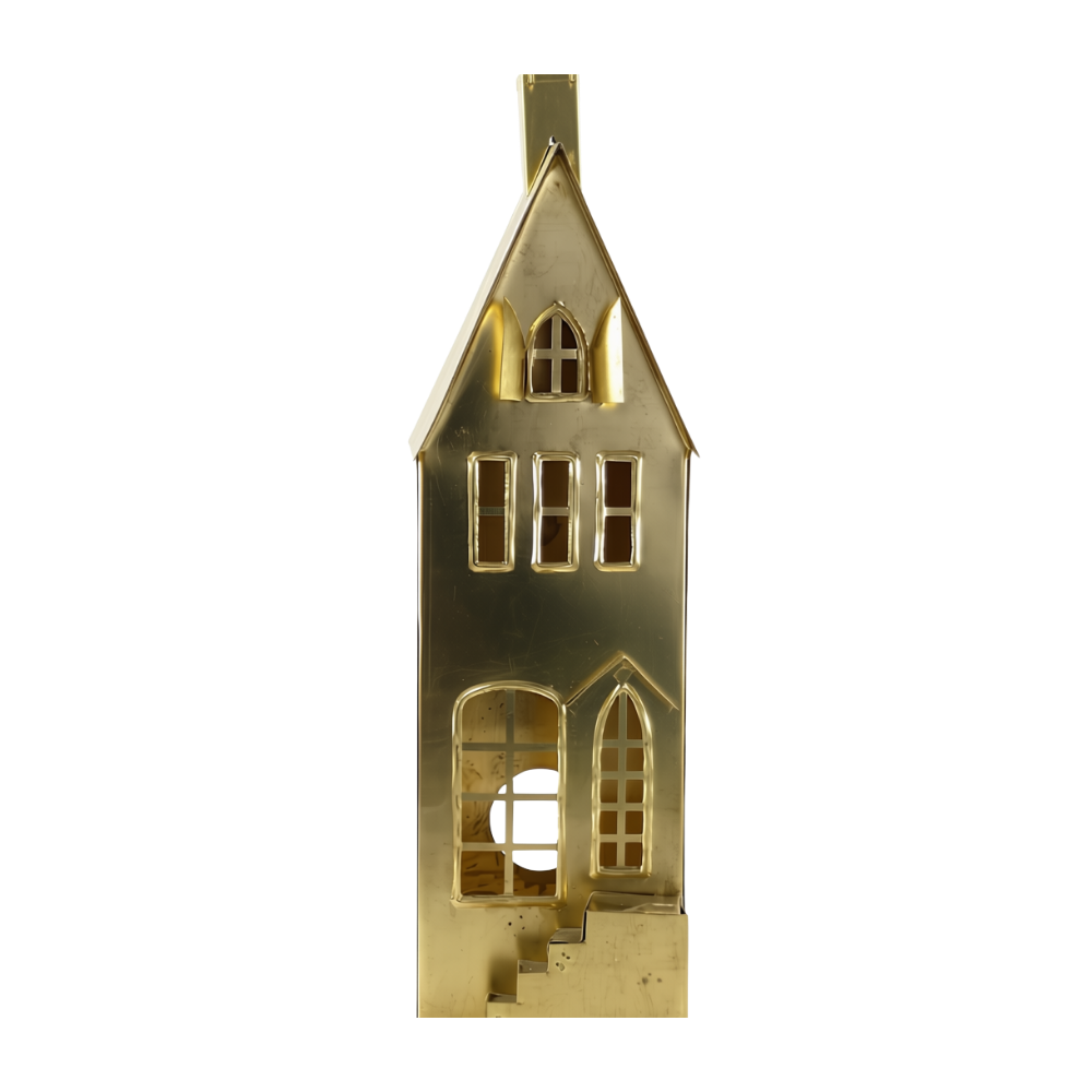 Brass Suburban Shutter Window Townhouse
