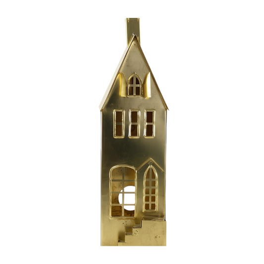 Brass Suburban Shutter Window Townhouse