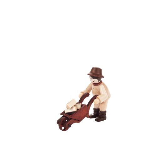 Lumberman with Wheelbarrow