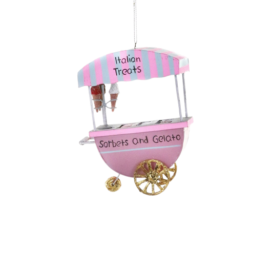 Ornament - Gelato Cart