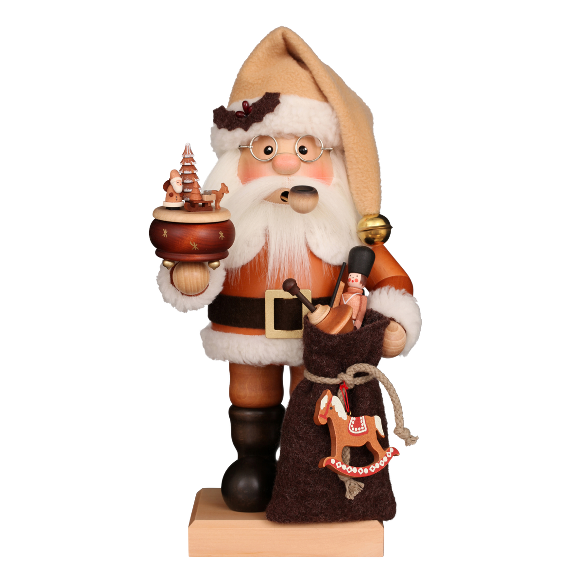 Smoker - Santa with Music Box and Gifts
