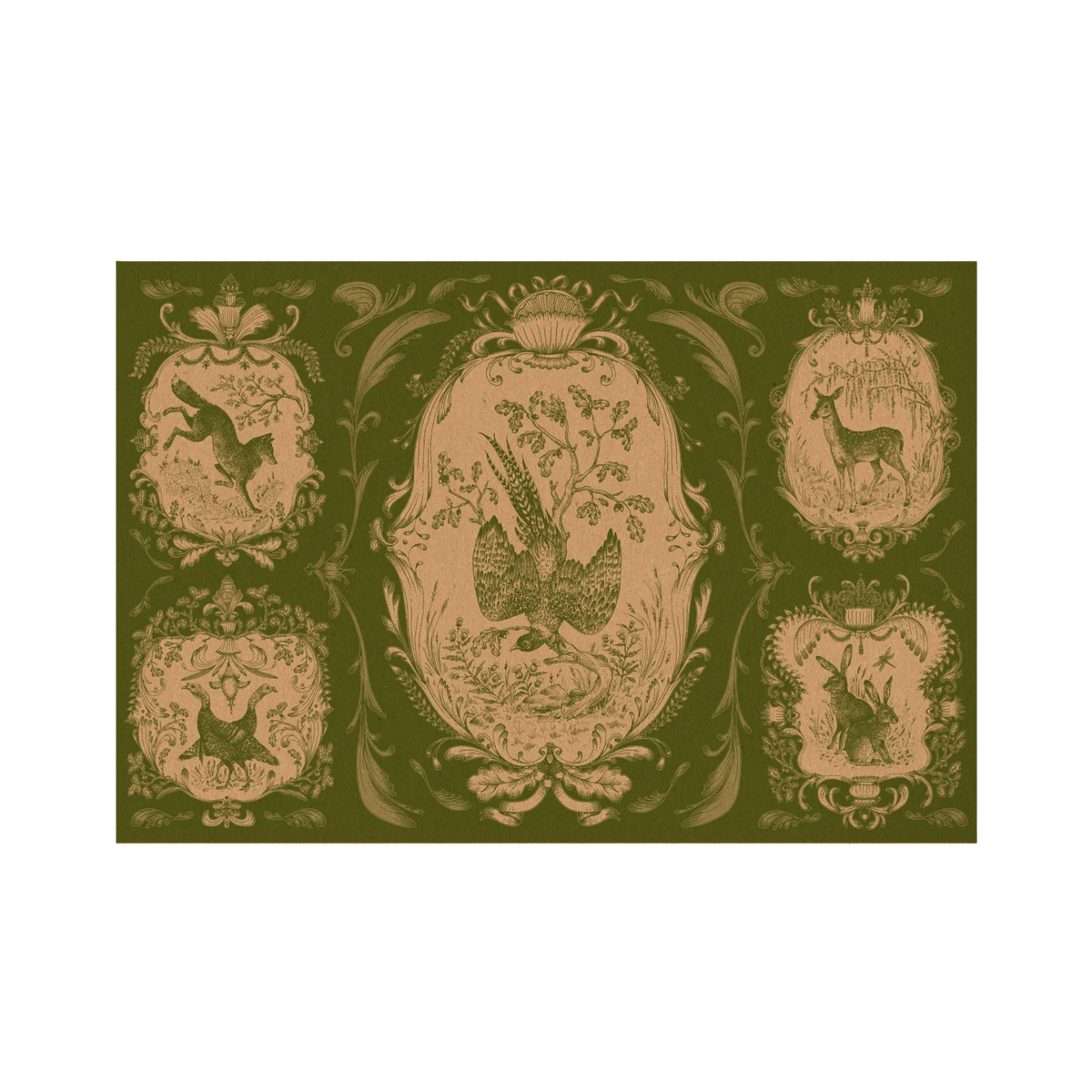 Paper Placemats - Fable Toile Moss