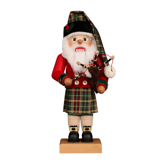 Nutcracker Premium - Santa with Scottish Bagpipes