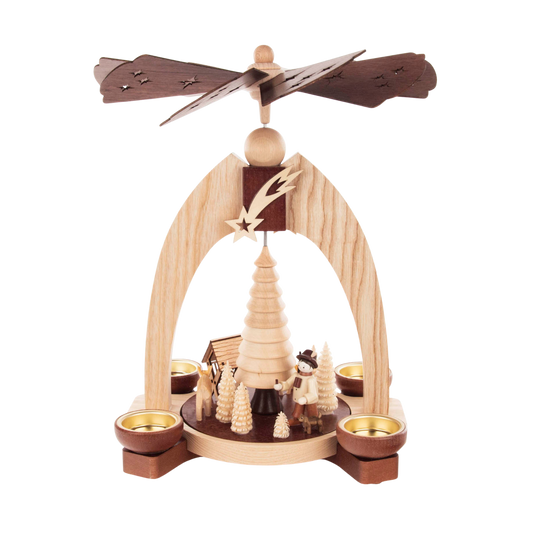 Pyramid - Man and Two Deer