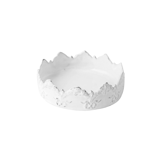 Couronne Floral Serving Bowl - Chiseled Medium