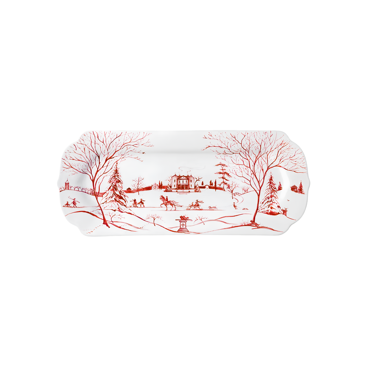 Country Estate Ruby - Winter Frolic Hostess Tray
