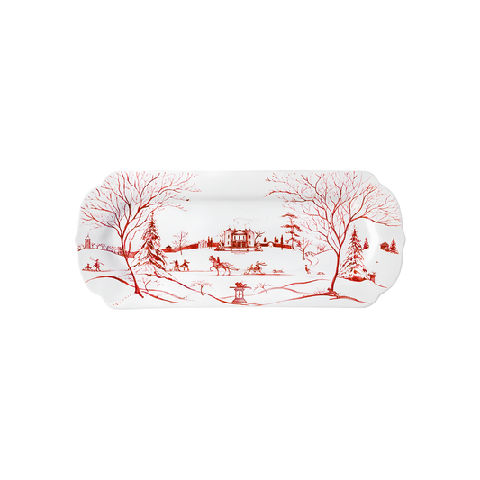 Country Estate Ruby - Winter Frolic Hostess Tray