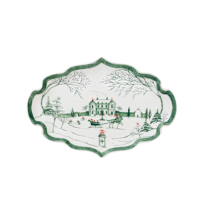 Country Estate Evergreen - Winter Frolic Gift Tray