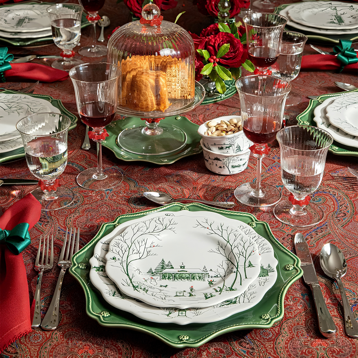 Country Estate Evergreen - Winter Frolic Ramekin