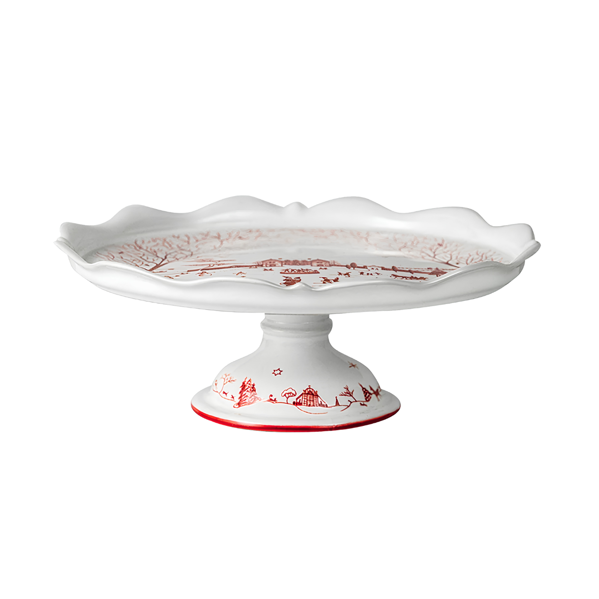 Country Estate Ruby - Winter Frolic Cake Stand